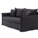 VENTURE DESIGN Nova 3 pers. sofa - sort stof og plastik