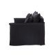 VENTURE DESIGN Nova 3 pers. sofa - sort stof og plastik