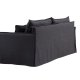 VENTURE DESIGN Nova 3 pers. sofa - sort stof og plastik