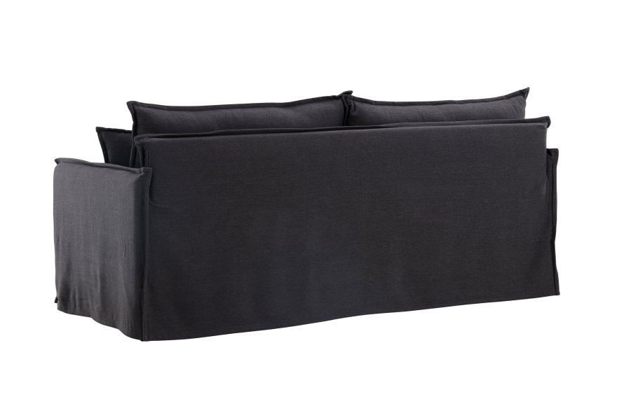 VENTURE DESIGN Nova 3 pers. sofa - sort stof og plastik