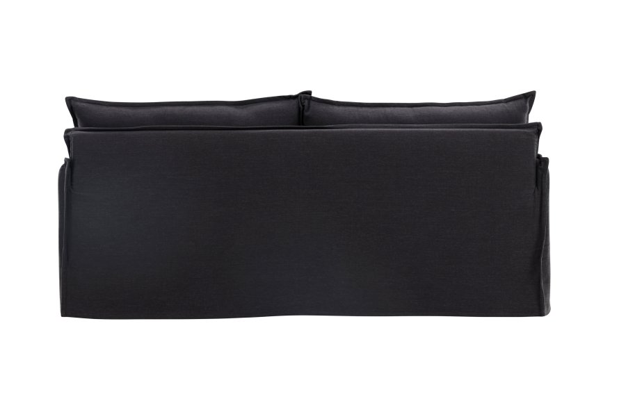 VENTURE DESIGN Nova 3 pers. sofa - sort stof og plastik