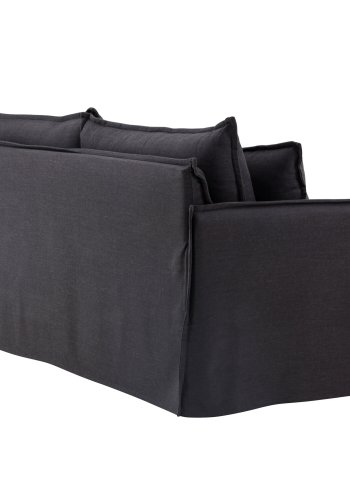 VENTURE DESIGN Nova 3 pers. sofa - sort stof og plastik