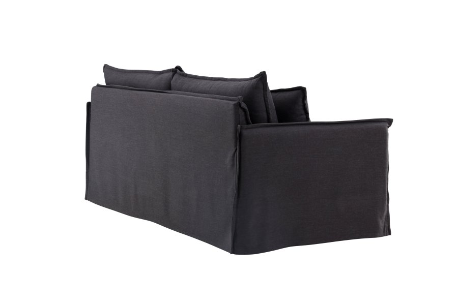 VENTURE DESIGN Nova 3 pers. sofa - sort stof og plastik