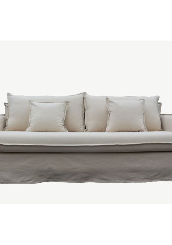 VENTURE DESIGN Nova 3 pers. sofa - beige stof og plastik