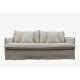 VENTURE DESIGN Nova 3 pers. sofa - beige stof og plastik
