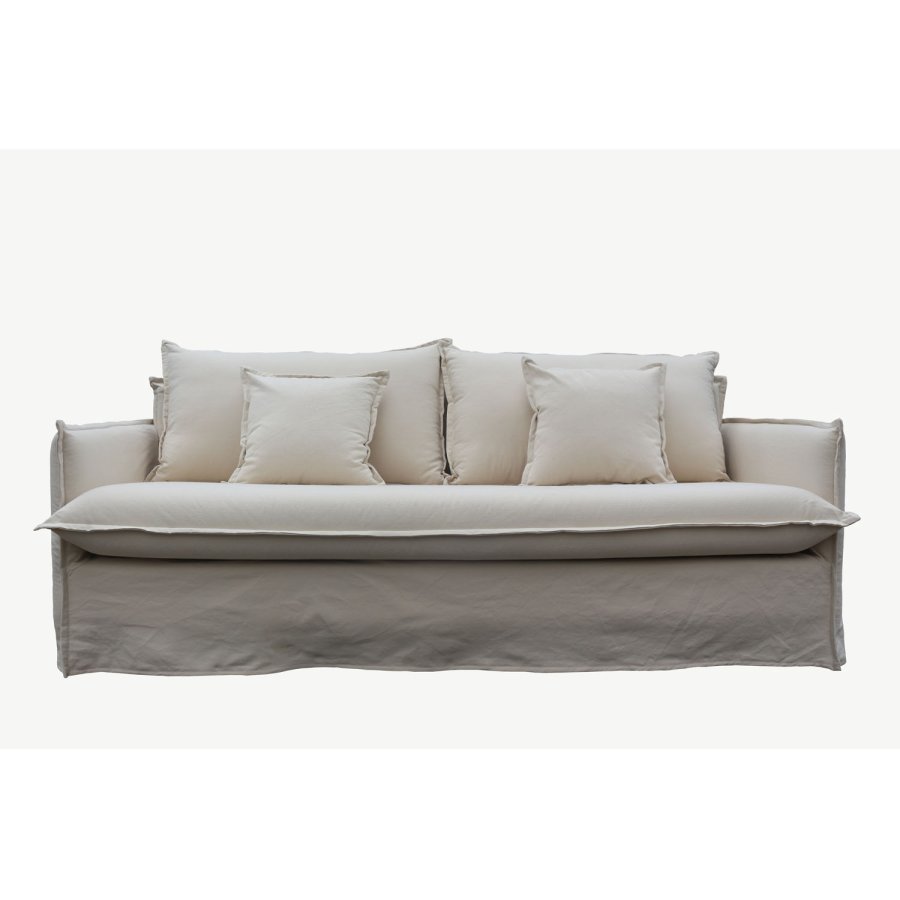 VENTURE DESIGN Nova 3 pers. sofa - beige stof og plastik