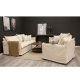 VENTURE DESIGN Nova 3 pers. sofa - beige stof og plastik