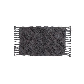 VENTURE DESIGN Hilma bademtte, rektangulr - mrkegr bomuld (50x80)