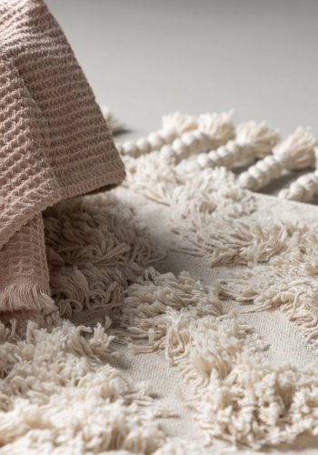 VENTURE DESIGN Hilma bademtte, rektangulr - offwhite bomuld (50x80)