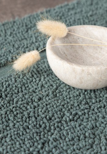 VENTURE DESIGN William frotté bademtte, rektangulr - grn bomuld (50x80)