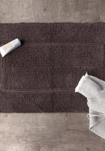 VENTURE DESIGN William frotté bademtte, rektangulr - gr bomuld (80x50)