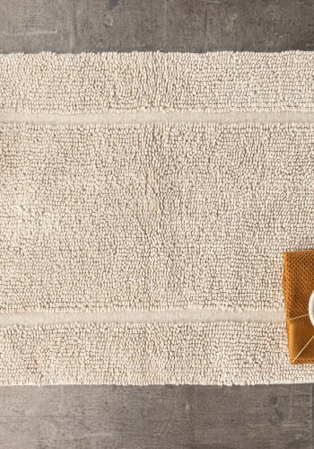 VENTURE DESIGN William frotté bademtte, rektangulr - beige bomuld (60x90)