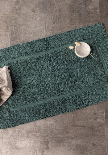 VENTURE DESIGN William frotté bademtte, rektangulr - grn bomuld (60x90)