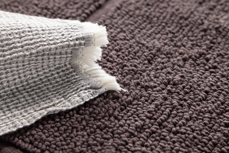 VENTURE DESIGN William frotté bademtte, rektangulr - gr bomuld (60x90)