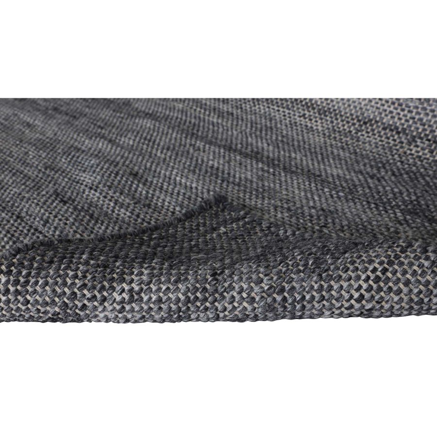 VENTURE DESIGN Devi gulvtppe - grafitgr polyester og bomuld (170x240)