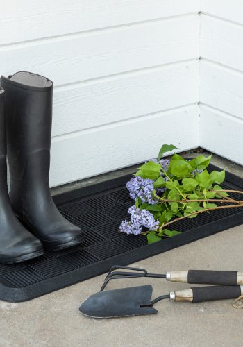 VENTURE DESIGN Gösta skomtte, rektangulr - sort gummi (45x75)