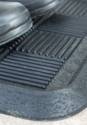 VENTURE DESIGN Gösta skomtte, rektangulr - sort gummi (45x75)