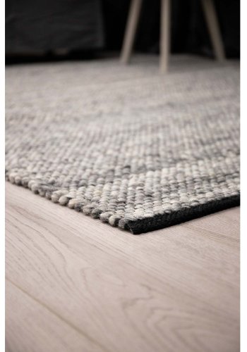 VENTURE DESIGN Ganga gulvtppe - gr uld og bomuld (170x240)