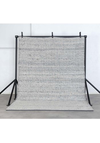 VENTURE DESIGN Ganga gulvtppe - gr uld og bomuld (200x300)