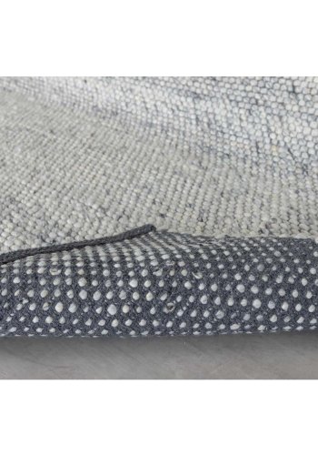 VENTURE DESIGN Ganga gulvtppe - gr uld og bomuld (200x300)