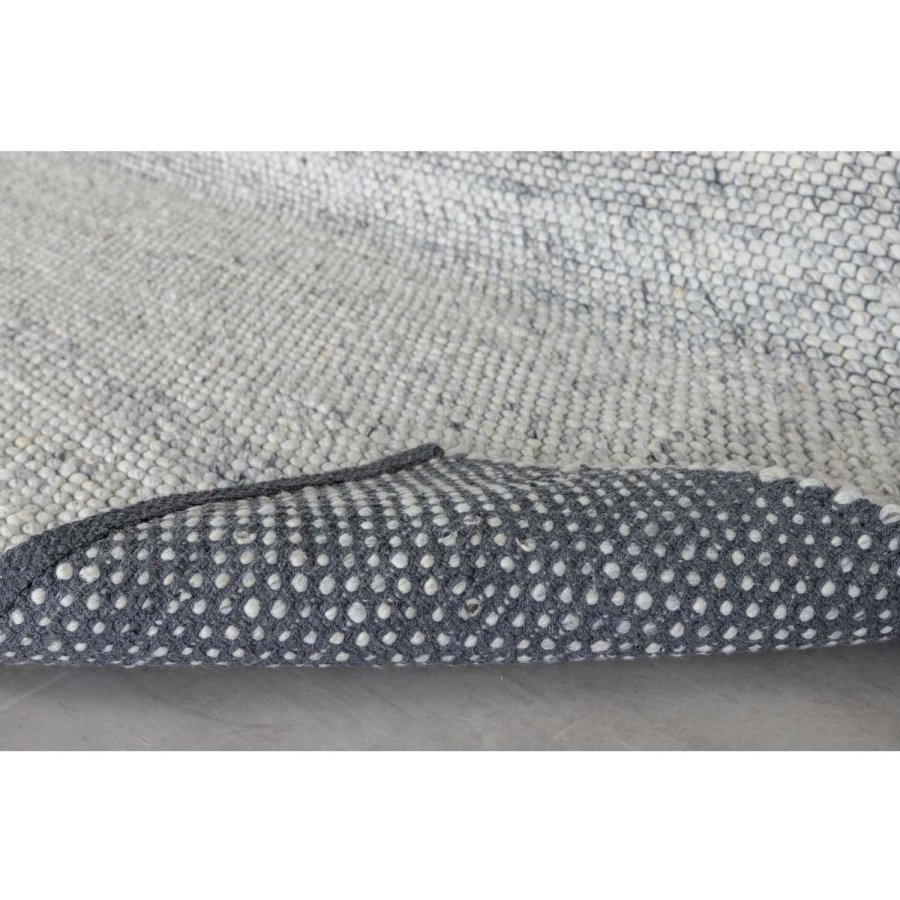 VENTURE DESIGN Ganga gulvtppe - gr uld og bomuld (200x300)