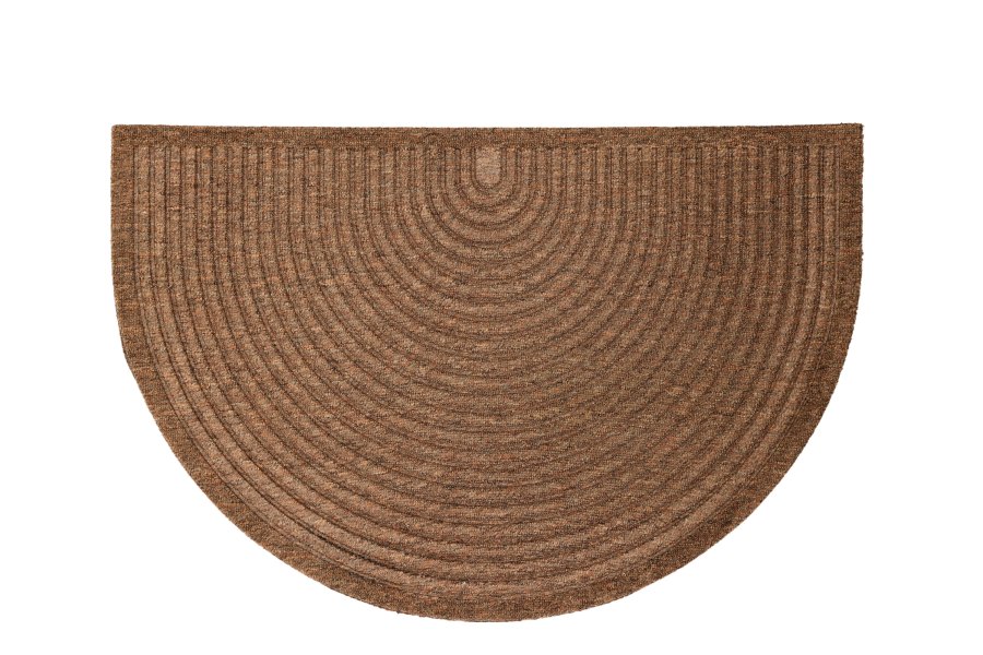 VENTURE DESIGN Teodor drmtte, rektangulr - natur/sort gummi/polypropylen (60x90)