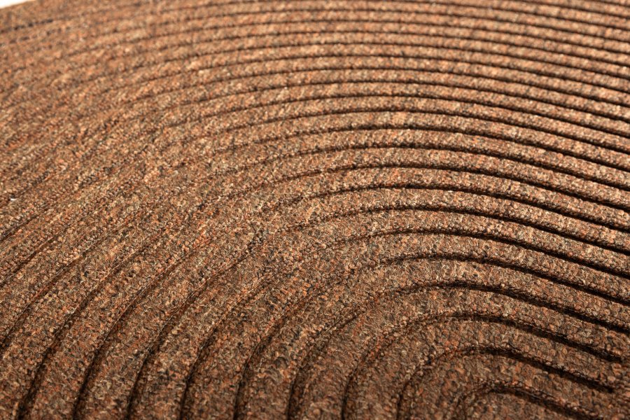 VENTURE DESIGN Teodor drmtte, rektangulr - natur/sort gummi/polypropylen (60x90)