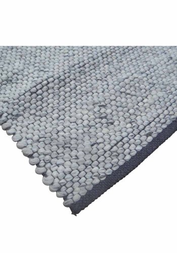 VENTURE DESIGN Ganga gulvtppe - slv uld og bomuld (250x350)