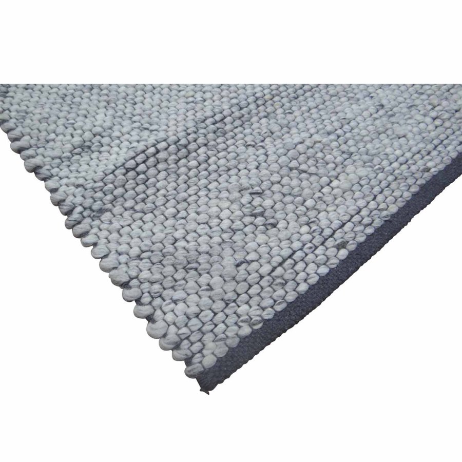 VENTURE DESIGN Ganga gulvtppe - slv uld og bomuld (250x350)