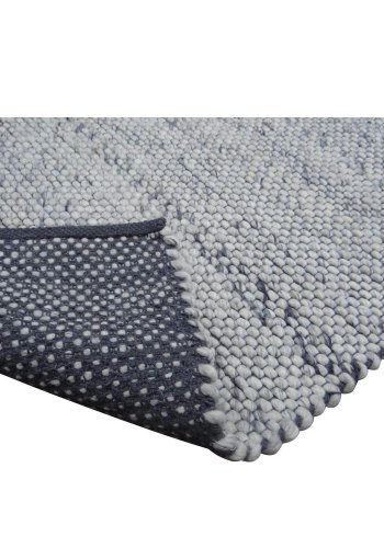 VENTURE DESIGN Ganga gulvtppe - slv uld og bomuld (250x350)