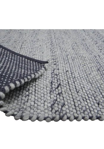 VENTURE DESIGN Ganga gulvtppe - slv uld og bomuld (250x350)