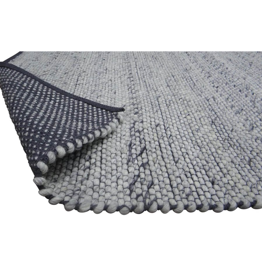 VENTURE DESIGN Ganga gulvtppe - slv uld og bomuld (250x350)