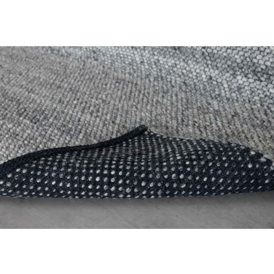 VENTURE DESIGN Ganga gulvtppe - slv uld og bomuld (250x350)