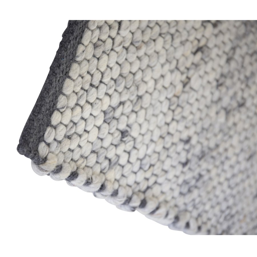 VENTURE DESIGN Ganga gulvtppe - slv uld og bomuld (250x350)