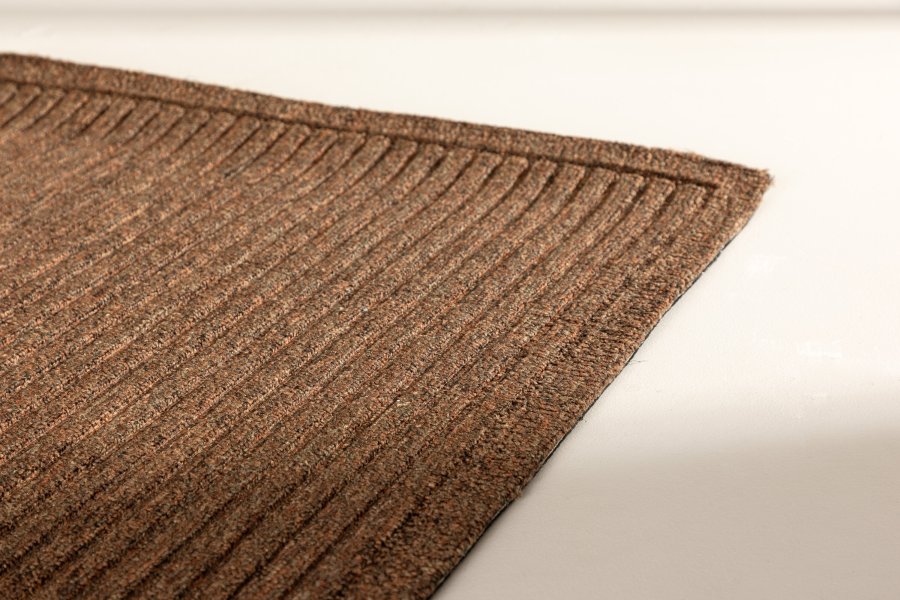 VENTURE DESIGN Bosse drmtte, rektangulr - natur/sort gummi/polypropylen (60x90)