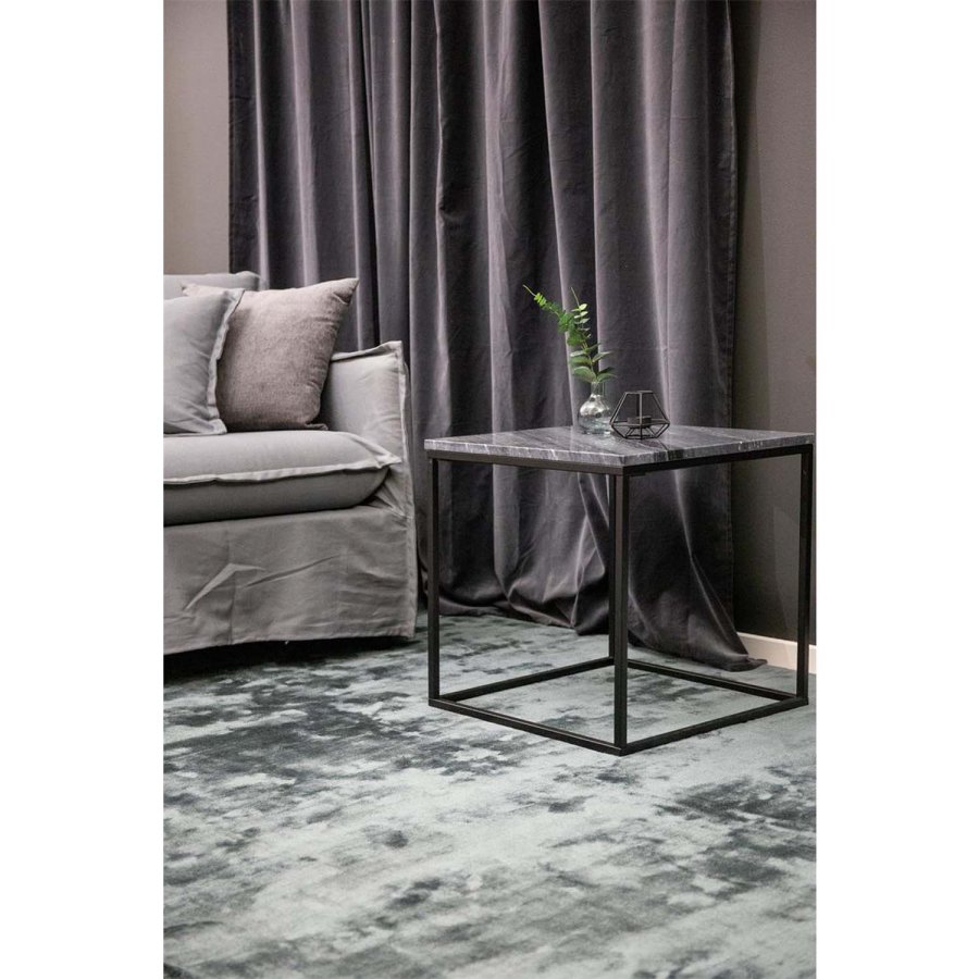 VENTURE DESIGN Indra gulvtppe - grafitgr viskose og bomuld (170x240)