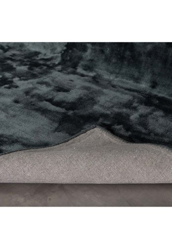 VENTURE DESIGN Indra gulvtppe - grafitgr viskose og bomuld (170x240)