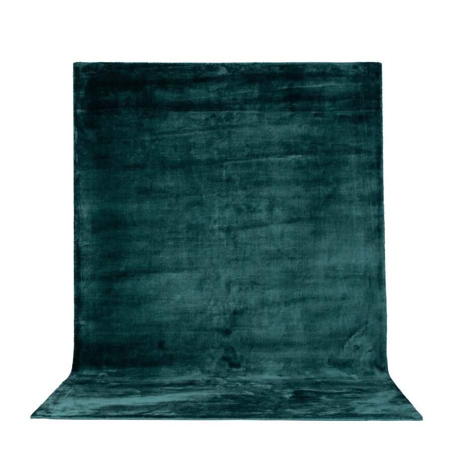 VENTURE DESIGN Indra gulvtppe - grn viskose og bomuld (170x240)