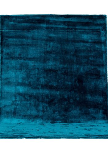 VENTURE DESIGN Indra gulvtppe - turkis viskose og bomuld (170x240)