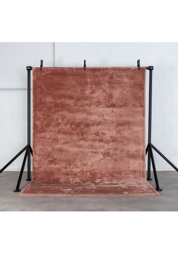 VENTURE DESIGN Indra gulvtppe - rosa viskose og bomuld (170x240)