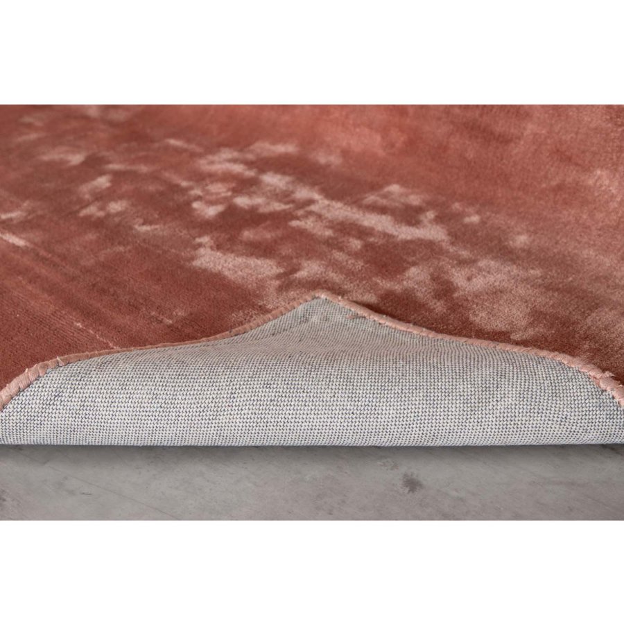 VENTURE DESIGN Indra gulvtppe - rosa viskose og bomuld (170x240)