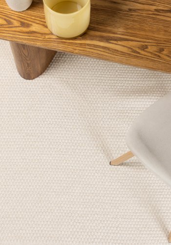 VENTURE DESIGN Vilma gulvtppe, rektangulr - offwhite uld og bomuld (290x200)