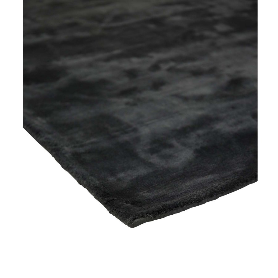 VENTURE DESIGN Indra gulvtppe - grafitgr viskose og bomuld (200x300)