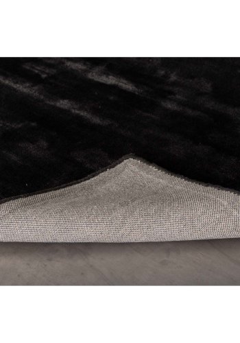 VENTURE DESIGN Indra gulvtppe - mrkegr viskose og bumuld (200x300)