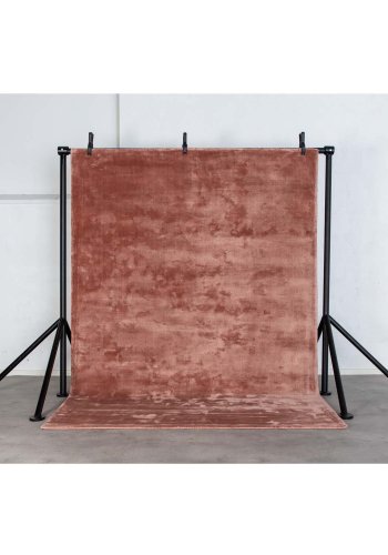 VENTURE DESIGN Indra gulvtppe - rosa viskose og bomuld (200x300)