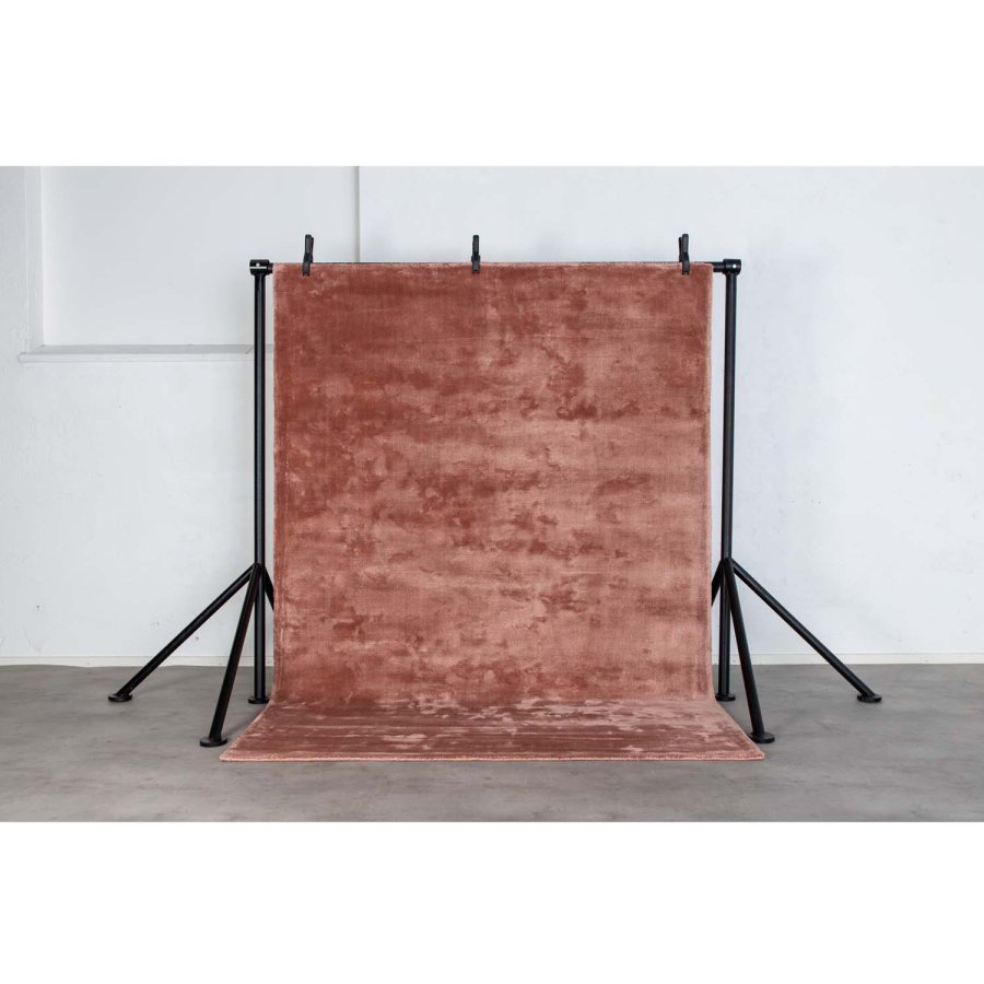 VENTURE DESIGN Indra gulvtppe - rosa viskose og bomuld (200x300)