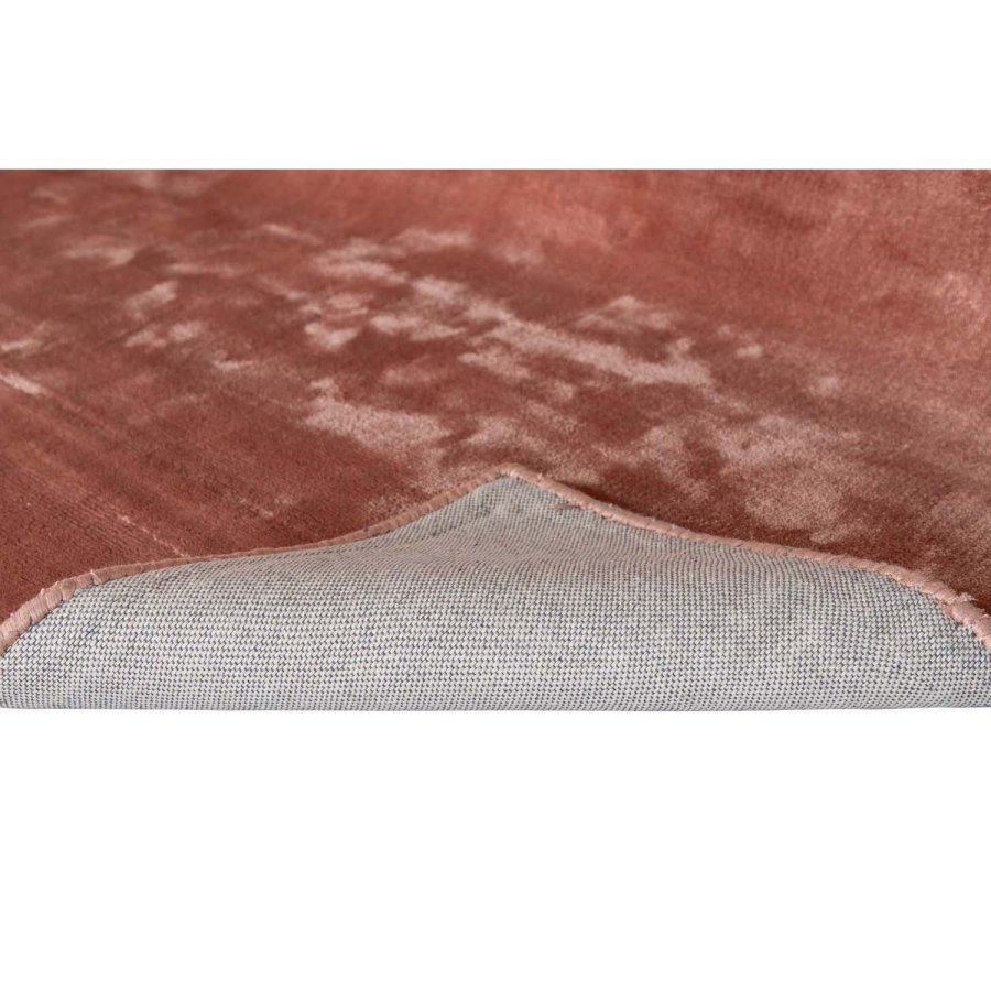 VENTURE DESIGN Indra gulvtppe - rosa viskose og bomuld (200x300)
