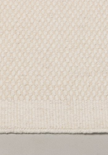 VENTURE DESIGN Vilma gulvtppe, rektangulr - offwhite uld og bomuld (230x160)
