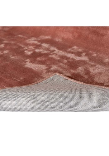 VENTURE DESIGN Indra gulvtppe - rosa viskose og bomuld (250x350)