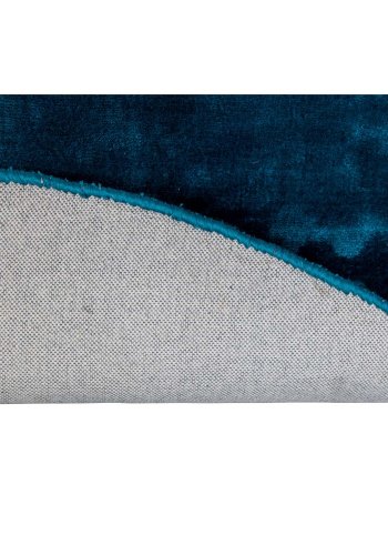 VENTURE DESIGN Indra gulvtppe - turkis viskose og bomuld (200)